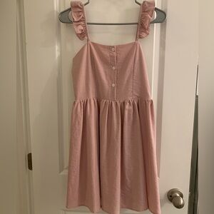 Pink Ruffled Dress
